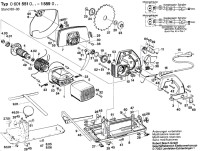 Bosch 0 601 557 017 --- Circular hand saw Spare Parts